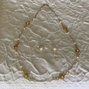 Ann Taylor necklace and earrings